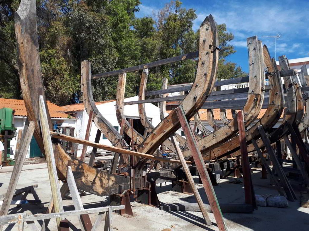 Reconstrucción de la nave Galveztown en Astilleros Nereo Málaga